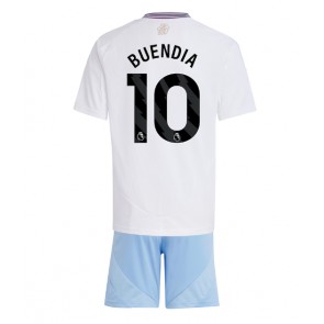 Aston Villa Emiliano Buendia #10 Dětské Venkovní dres komplet 2024-25 Krátký Rukáv (+ trenýrky)